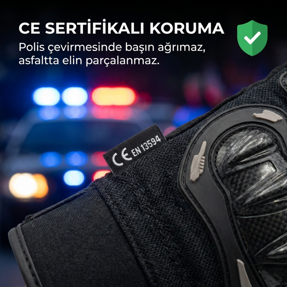 Motorcu Seti 4'lü Paket