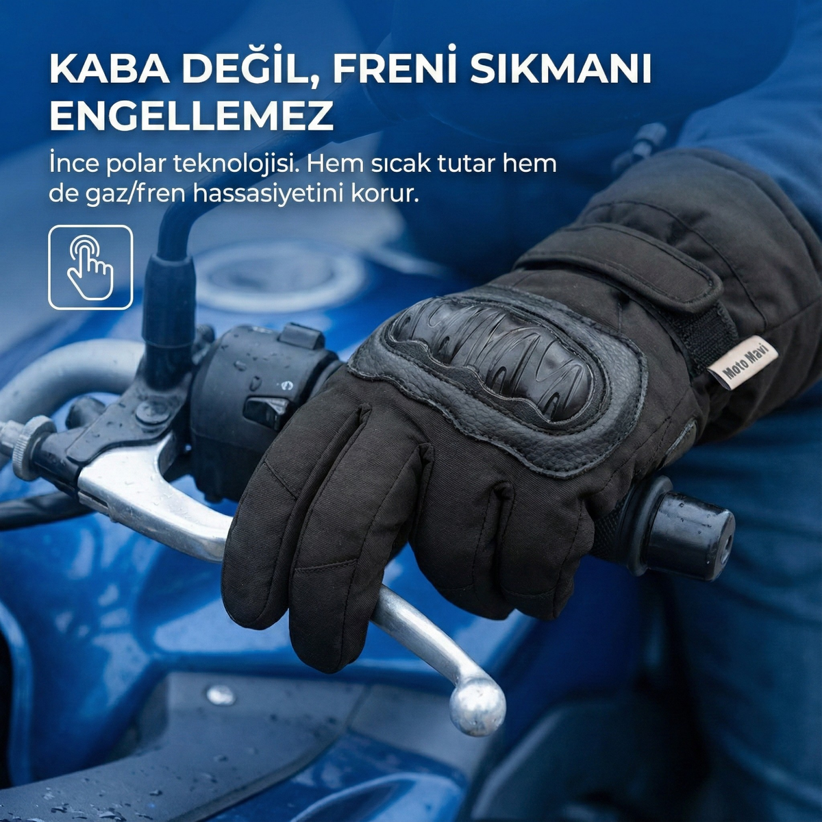WinterPro Kışlık Motosiklet Eldiveni
