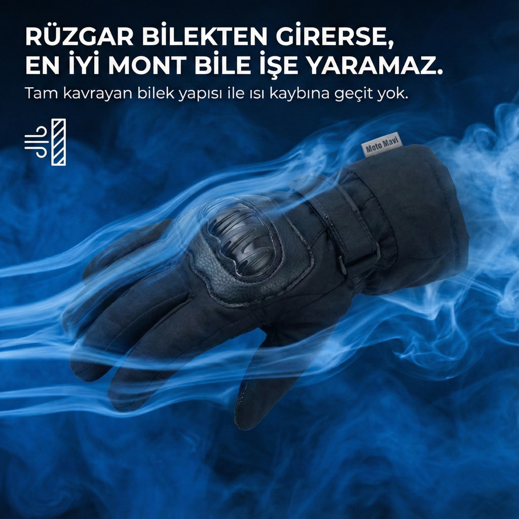 WinterPro Kışlık Motosiklet Eldiveni